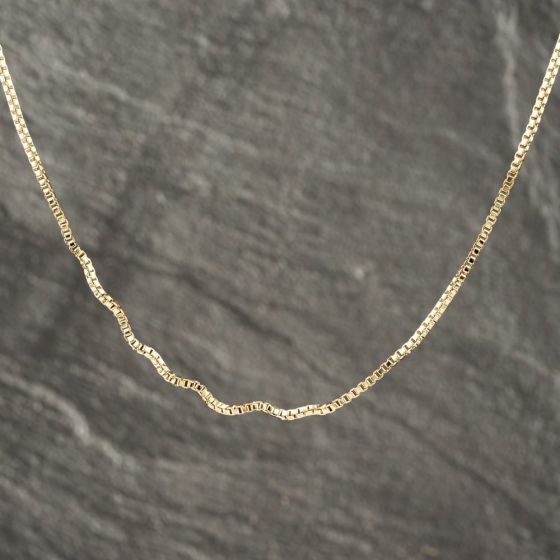 Second Hand 9ct Yellow Gold 26 Inch Box Chain 41041739