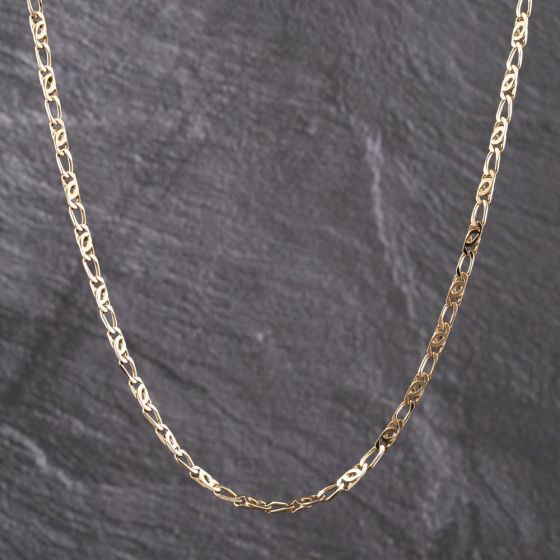 Second Hand 9ct Yellow Gold Fancy 28 Inch Curb Chain 41041752