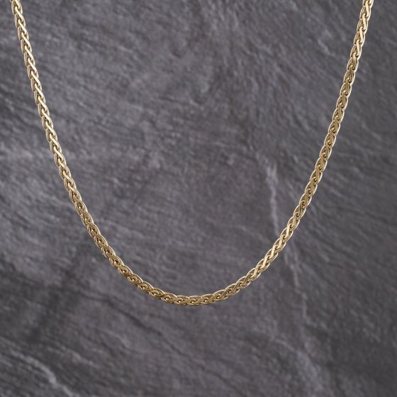 Second Hand 9ct Yellow Gold 20 Inch Fancy Chain 41041756