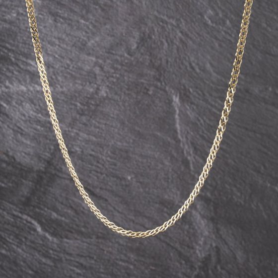 Second Hand 9ct Yellow Gold Double 28 Inch Curb Chain 41041760