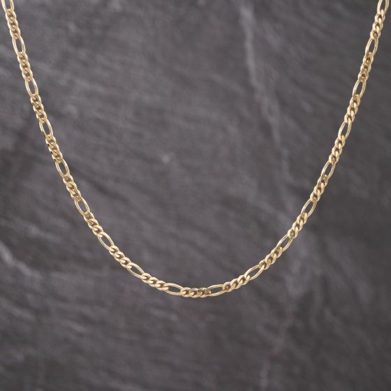 Second Hand 9ct Yellow Gold 30 Inch Figaro Chain 41041761