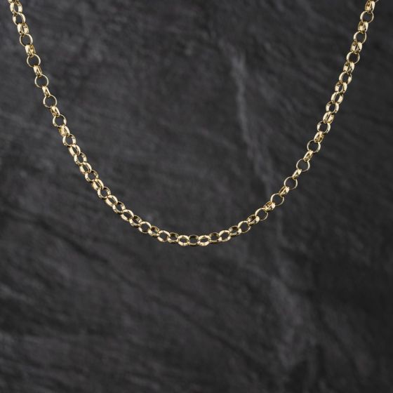 Second Hand 9ct Yellow Gold 18 Inch Belcher Chain 41041764