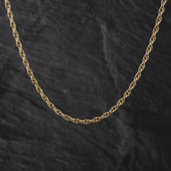 Second Hand 9ct Yellow Gold 20 Inch Prince Of Wales Chain 41041771