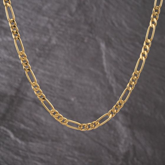 Second Hand 9ct Yellow Gold 20 Inch Figaro Chain 41041781