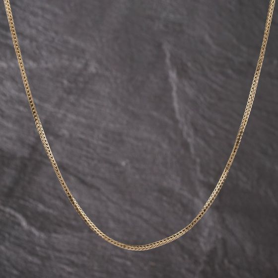 Second Hand 9ct Yellow Gold 24.5 Inch Spiga Chain 41041785
