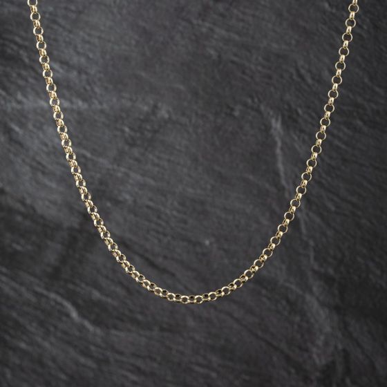 Second Hand 9ct Yellow Gold 22 Inch Belcher Chain 41041789