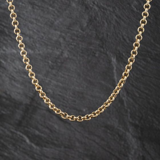 Second Hand 9ct Yellow Gold 18 Inch Belcher Chain 41041790