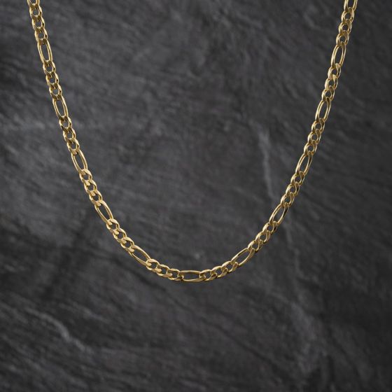 Second Hand 9ct Yellow Gold 20 Inch Figaro Chain 41041803