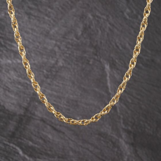 Second Hand 9ct Yellow Gold 20 Inch Double Curb Chain 41041806