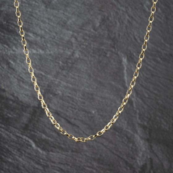 Second Hand 9ct Yellow Gold 22 Inch Belcher Chain 41041821