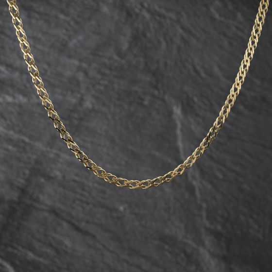 Second Hand 9ct Yellow Gold 18 Inch Curb Chain 41041829