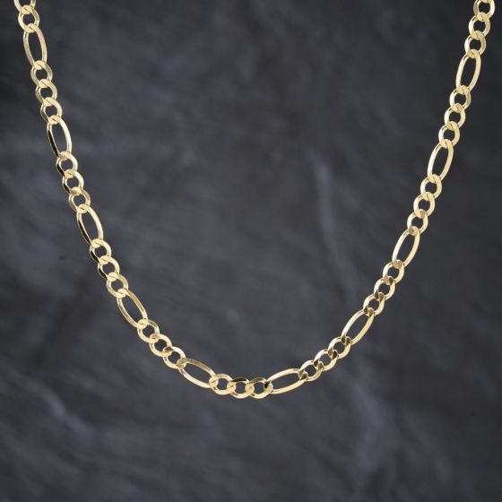 Second Hand 9ct Yellow Gold 20 Inch Figaro Chain 41041832