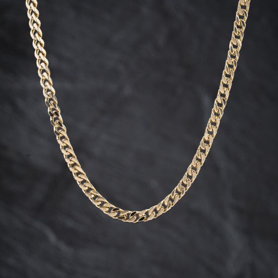 Second Hand 9ct Yellow Gold 18 Inch Curb Chain 41041835
