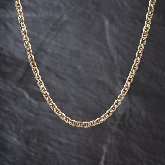 Second Hand 9ct Yellow Gold 30 Inch Anchor Chain 41041846