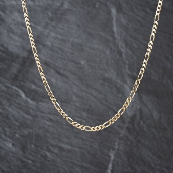 Second Hand 9ct Yellow Gold 24 Inch Figaro Chain 41041852