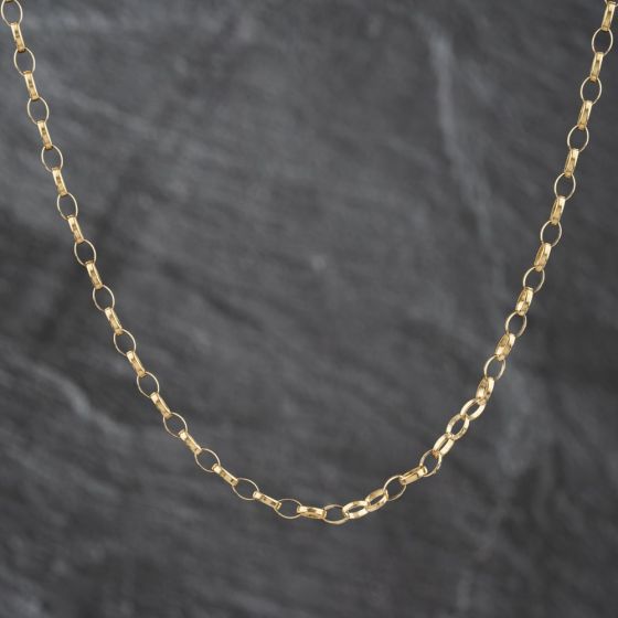 Second Hand 9ct Yellow Gold 36 Inch Belcher Chain 41041867