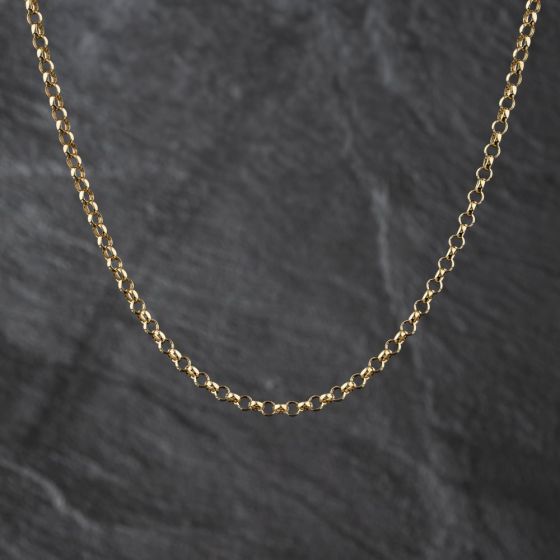 Second Hand 9ct Yellow Gold 22 Inch Belcher Chain 41041876