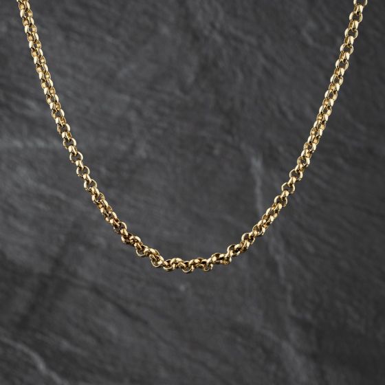 Second Hand 9ct Yellow Gold 17 Inch Belcher Chain 41041877