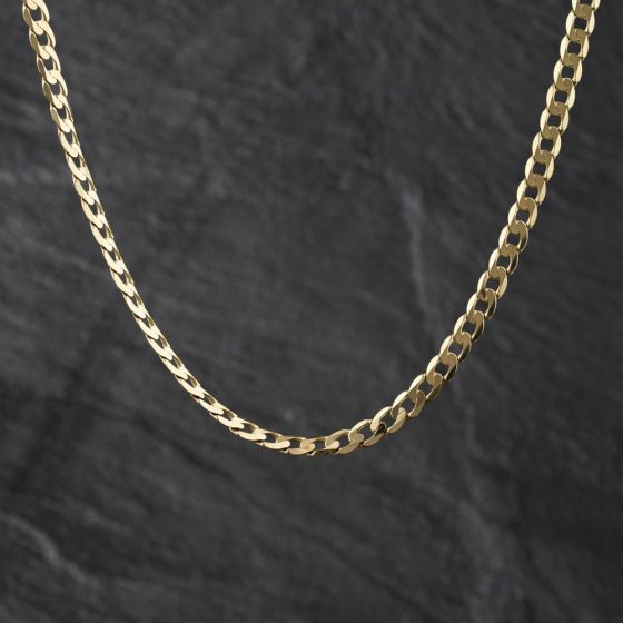Second Hand 9ct Yellow Gold 20 Inch Curb Chain 41041880
