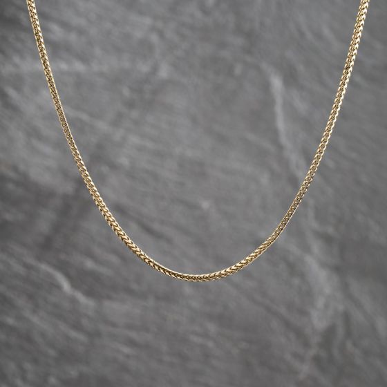 Second Hand 9ct Yellow Gold 20 Inch Foxtail Chain 41041936