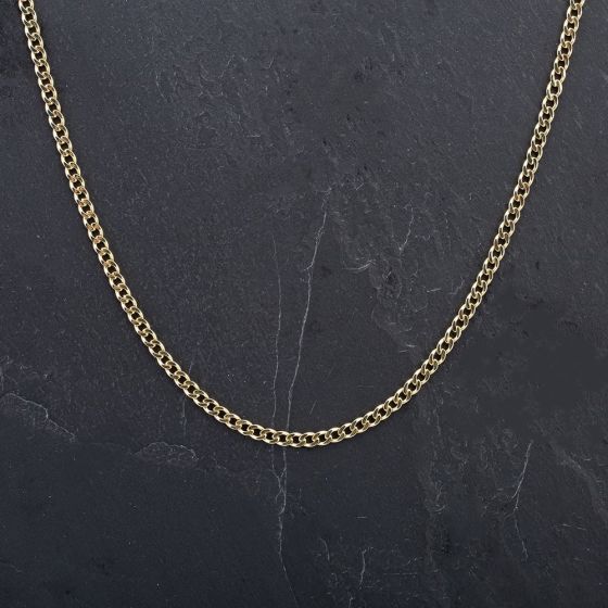 Second Hand 14ct Yellow Gold 22 Inch Curb Link Chain 4104345