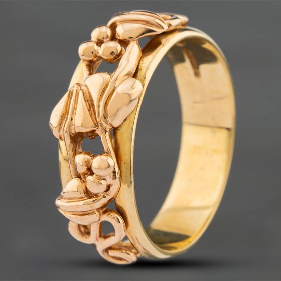 Second Hand 9ct Two Colour Gold Clogau Tree Of Life Dress Ring 41101405