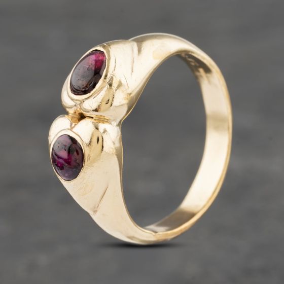 Second Hand 9ct Yellow Gold Ruby Dress Ring 41102933