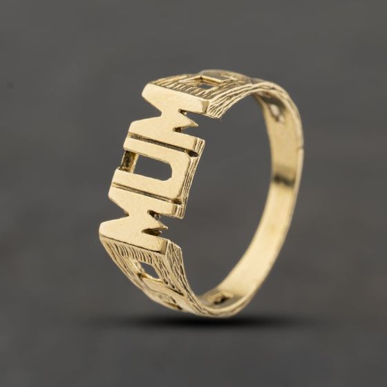 Second Hand Yellow Gold Mum Signet Ring 41104436
