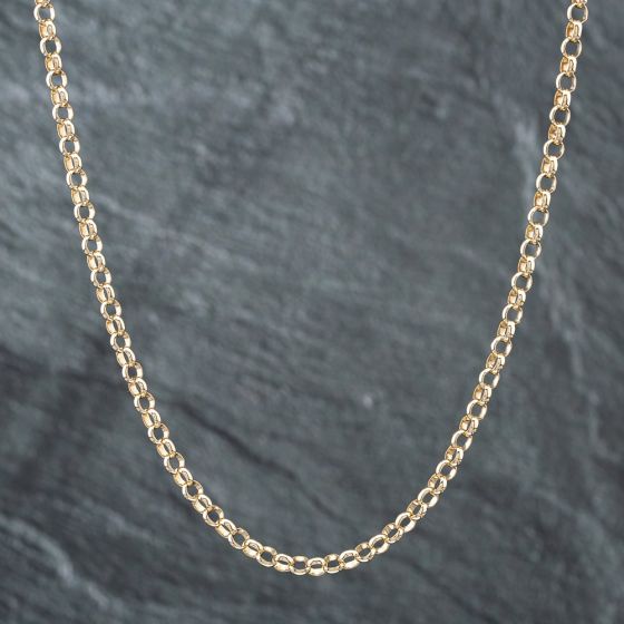 Second Hand 9ct Yellow Gold 18 Inch Belcher Chain 41161224