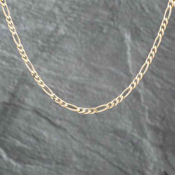 Second Hand 9ct Yellow Gold 18 Inch Figaro Chain 41161621