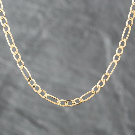 Second Hand 9ct Yellow Gold 18 Inch Figaro Chain 41161664