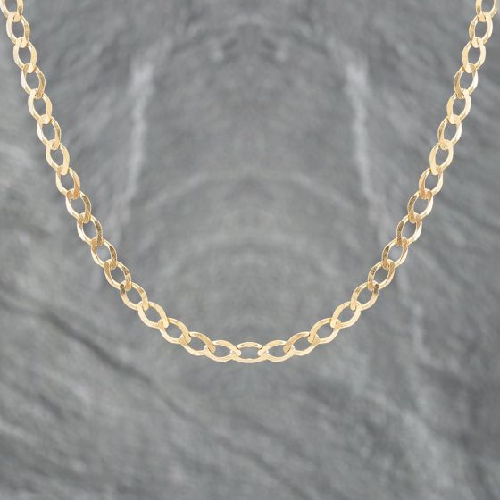 Second Hand 9ct Yellow Gold 20 Inch Curb Chain 41161724