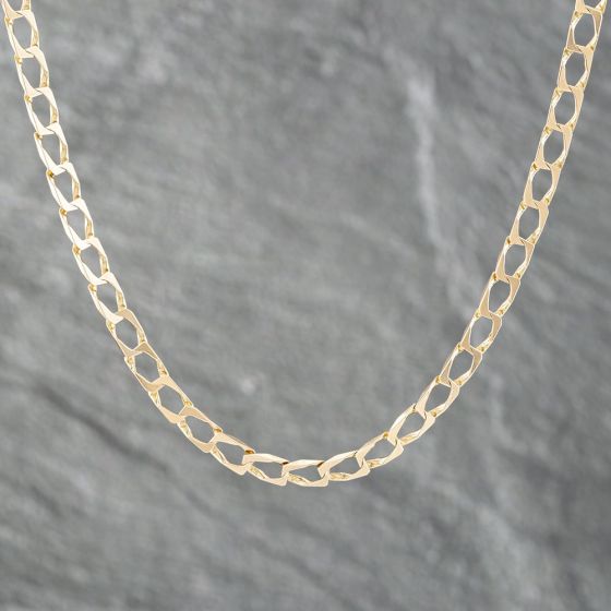Second Hand 9ct Yellow Gold 20 Inch Curb Chain 41161725
