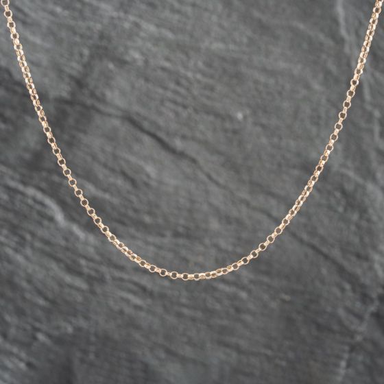 Second Hand 9ct Rose Gold 20 Inch Belcher Chain 41161821