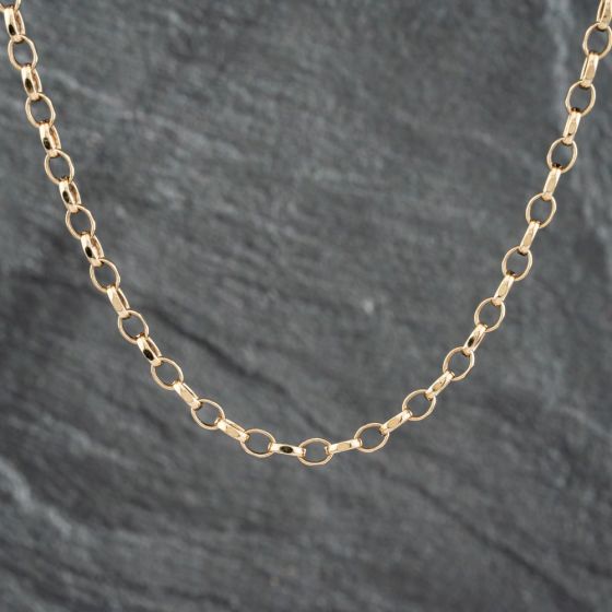 Second Hand 9ct Yellow Gold 16 Inch Belcher Chain 41161841