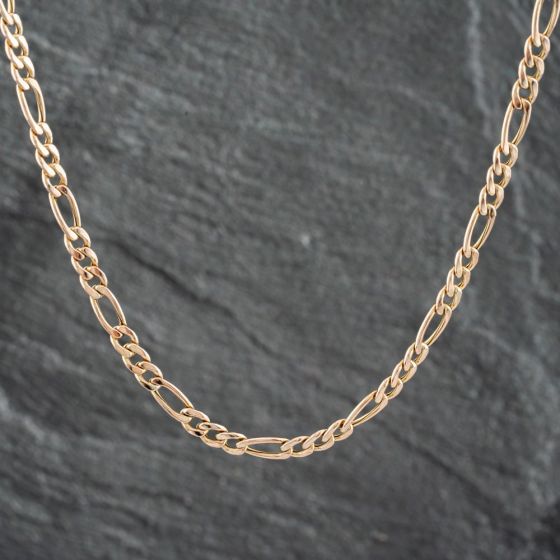 Second Hand 9ct Yellow Gold 18 Inch Figaro Chain 41161859