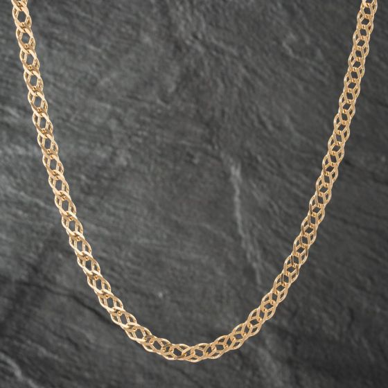 Second Hand 9ct Yellow Gold Double 20 Inch Curb Chain 41161860