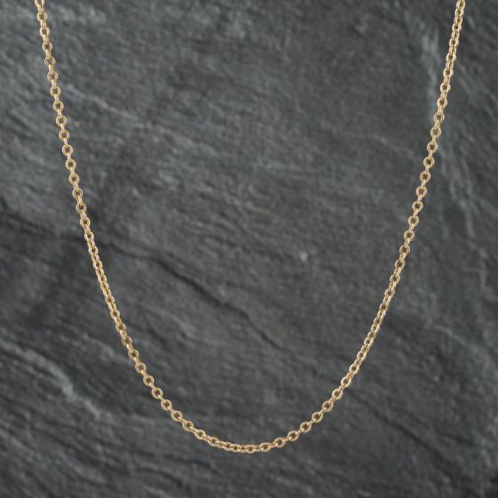 Second Hand 9ct Yellow Gold 24 Inch Trace Chain 41161904