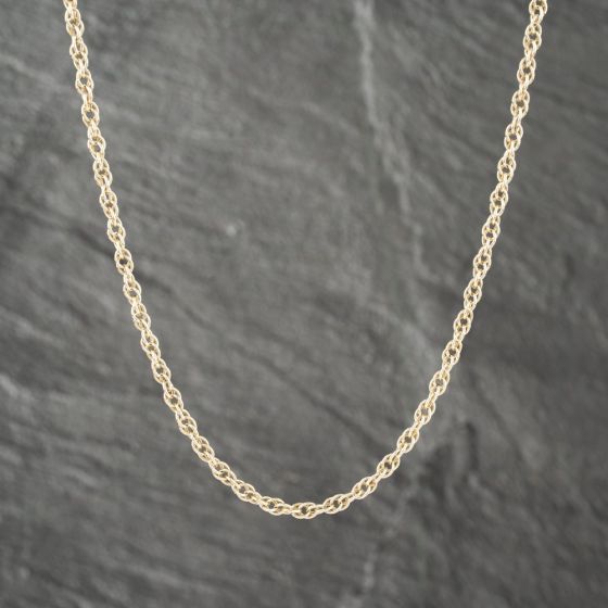 Second Hand 9ct Yellow Gold 20 Inch Prince Of Wales Chain 41161922