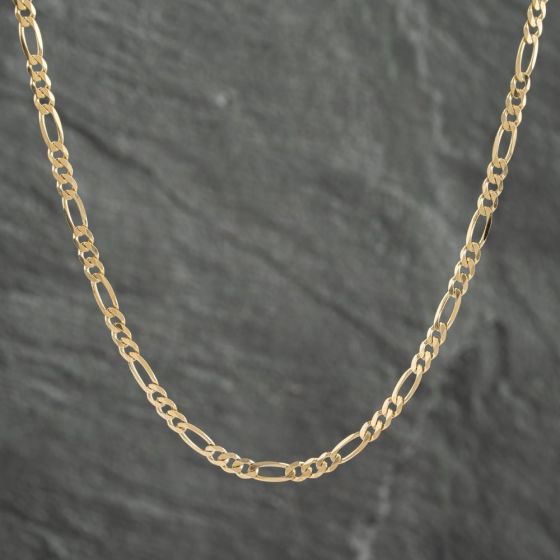 Second Hand 9ct Yellow Gold 26 Inch Figaro Chain 41161927