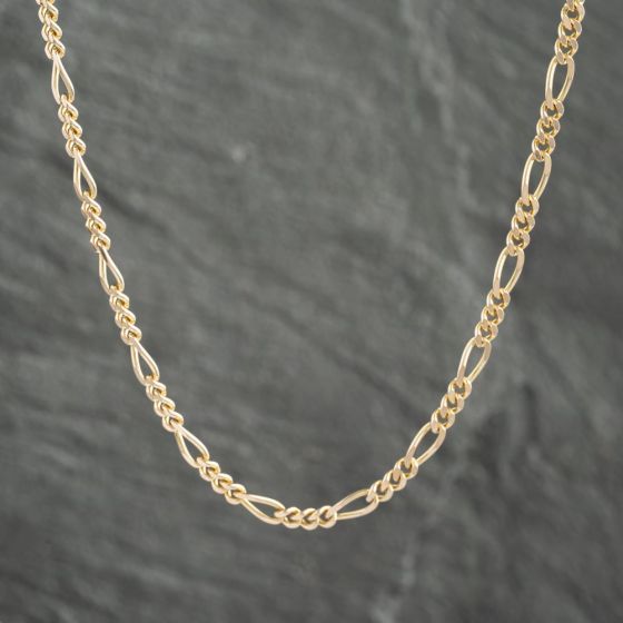 Second Hand 9ct Yellow Gold 20 Inch Figaro Chain 41161930