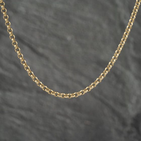 Second Hand 9ct Yellow Gold 18 Inch Belcher Chain 41161968