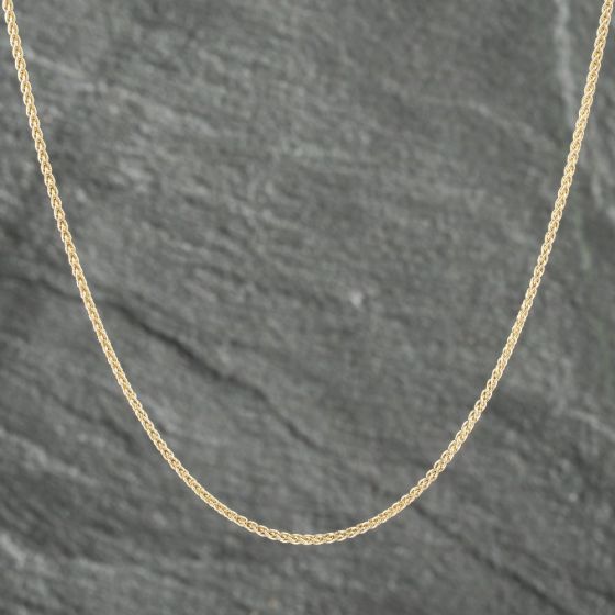 Second Hand 18ct Yellow Gold 18 Inch Spiga Chain 41161989