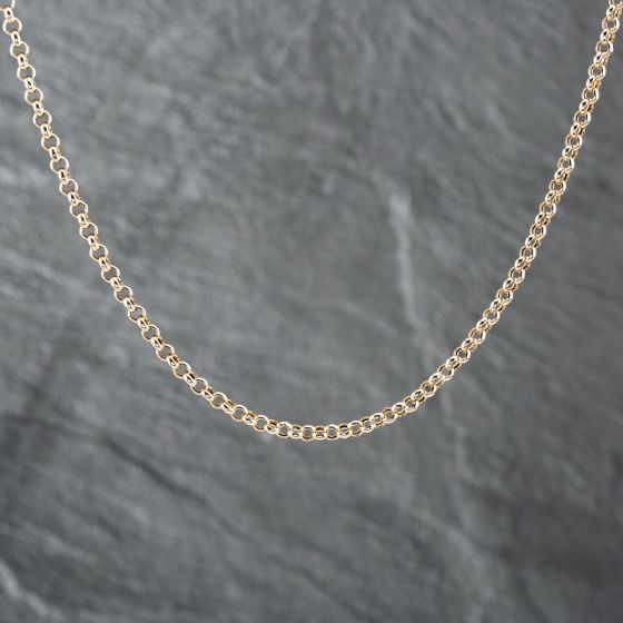 Second Hand 9ct Yellow Gold 19 Inch Belcher Chain 41162027