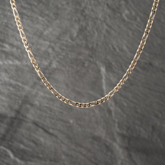 Second Hand 9ct Yellow Gold 18 Inch Figaro Chain 41162034