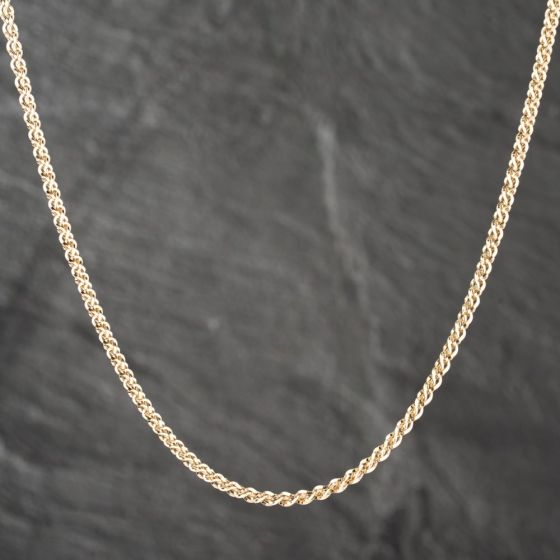 Second Hand 9ct Yellow Gold 20 Inch Foxtail Chain 41162047