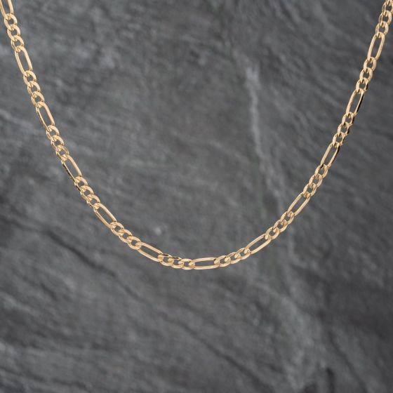 Second Hand 9ct Yellow Gold 18 Inch Figaro Chain 41162074