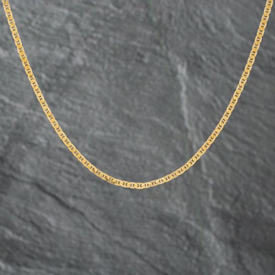 Second Hand 9ct Yellow Gold 18 Inch Anchor Chain 41162075