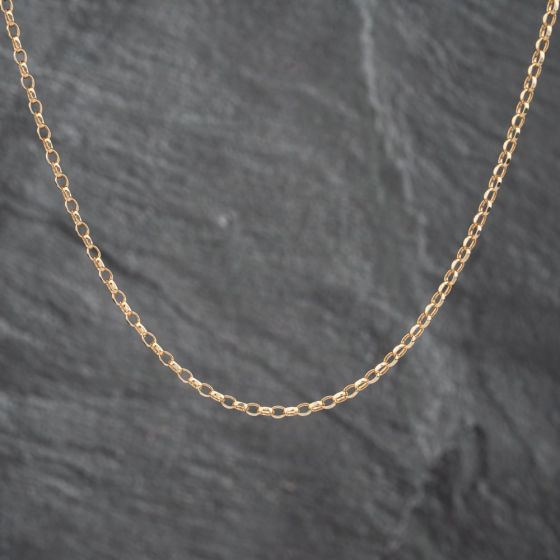 Second Hand 9ct Yellow Gold 22 Inch Belcher Chain 41162077