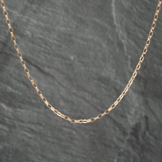 Second Hand 9ct Yellow Gold 26 Inch Belcher Chain 41162091
